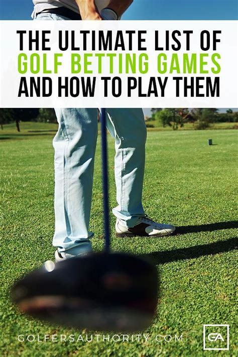 Golf Betting: How to Play the Most Popular Golf .